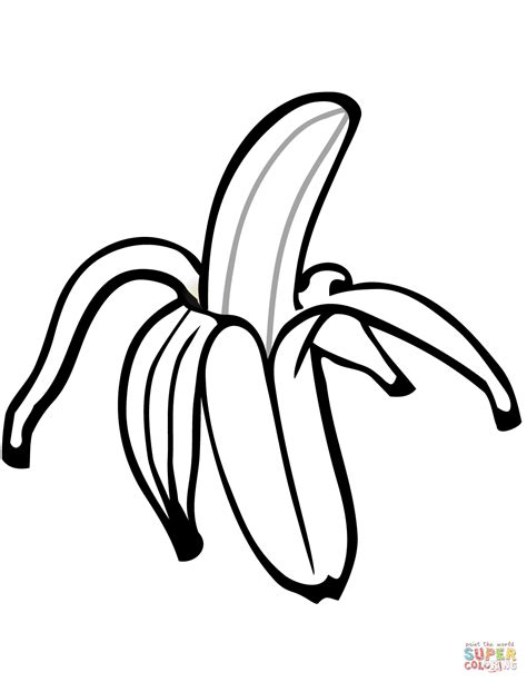 banana para colorir-4